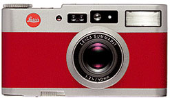 Leica CM &eacute;dition sp&eacute;ciale, cuir rouge