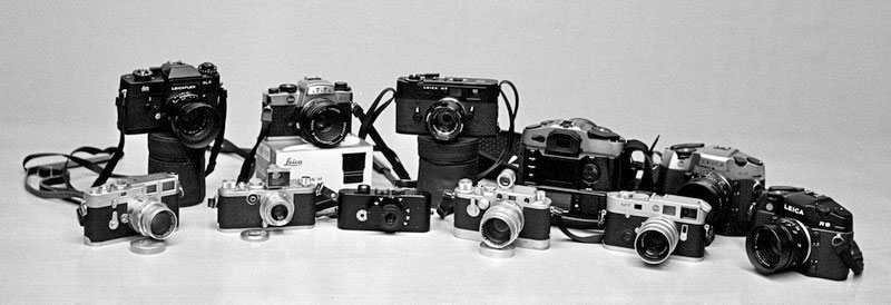 Toutes les g�n�rations Leica, du UR au DMR
