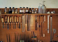 Les outils sont bien rang&eacute;s...